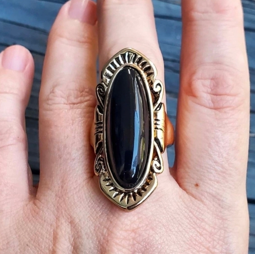 Gold Art Nouveau Ring